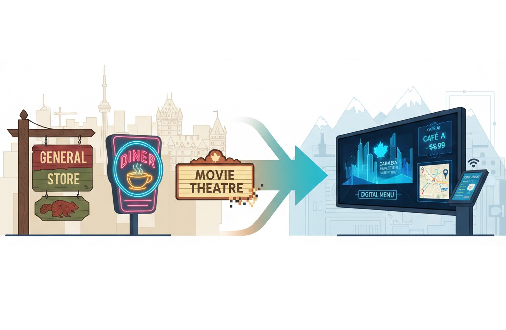 Traditional to digital in Canada